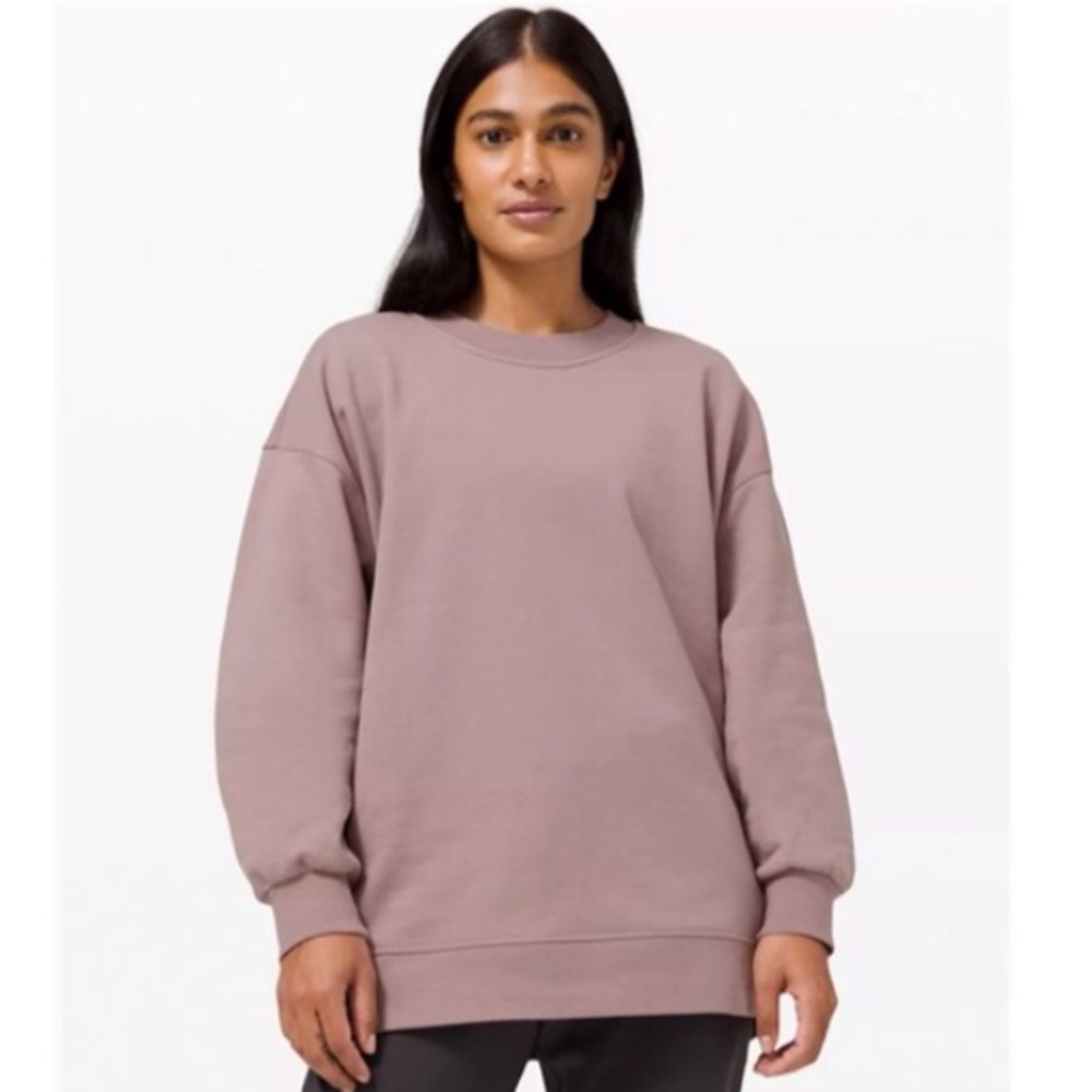 Perfectly Oversized Crew in Violet Verbena (6??)